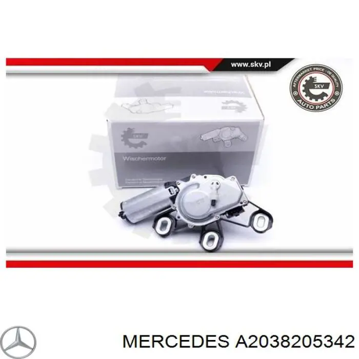 Моторчик заднего дворника A2038205342 Mercedes
