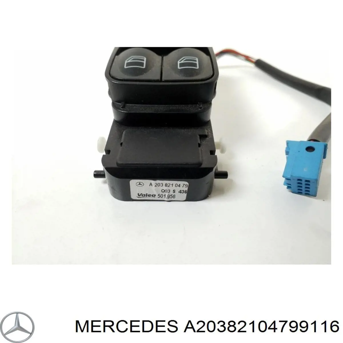 Купить A20382104799116 Mercedes Кнопки переднего левого стеклоподъёмника