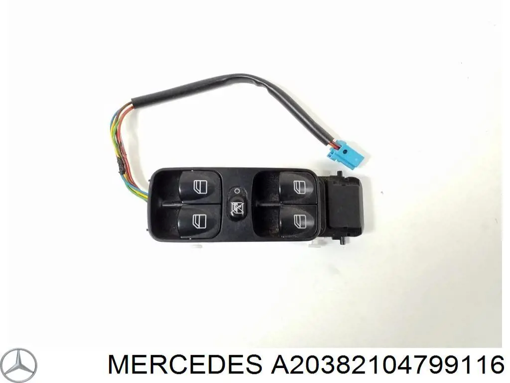 Кнопочный блок управления стеклоподъемником передний левый Mercedes A20382104799116 цена, от 25.34 USD