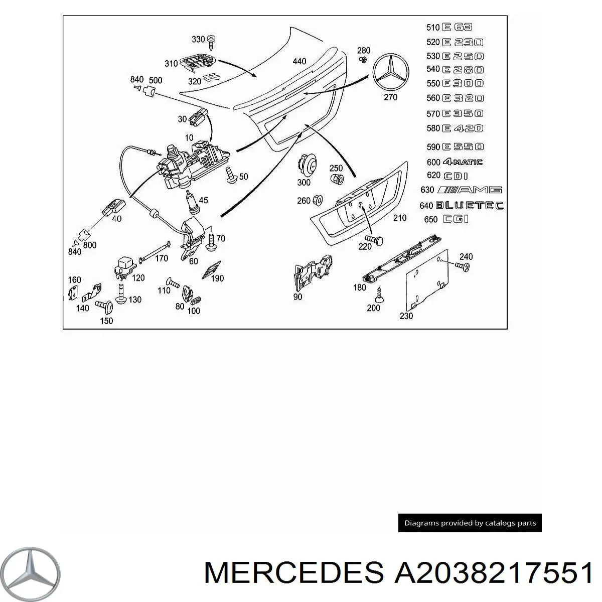 A2038217551 Mercedes 