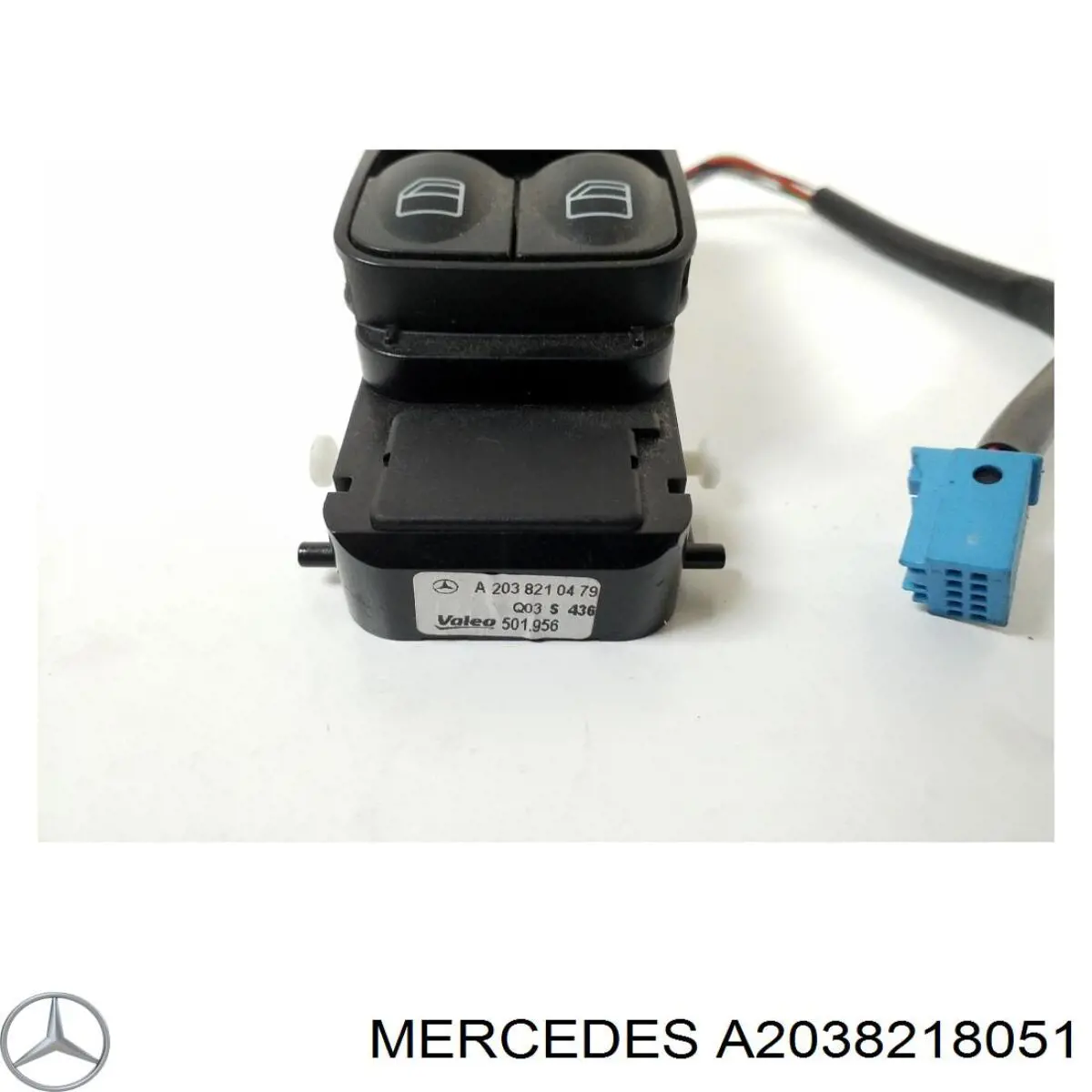 A2038218051 Mercedes кнопочный блок управления стеклоподъемником передний левый