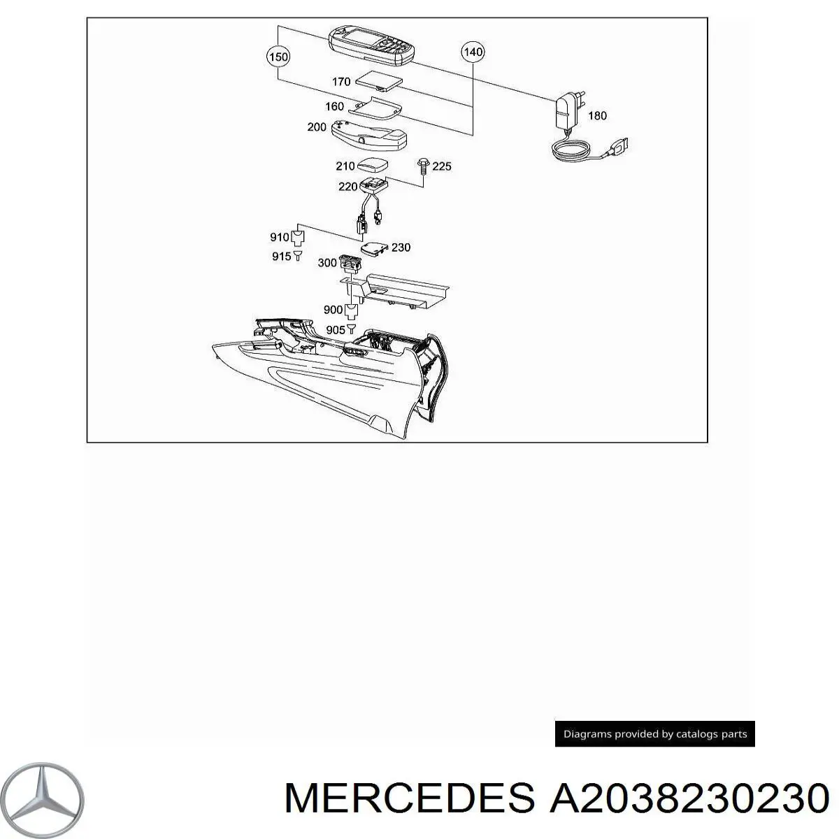  A2038230230 Mercedes