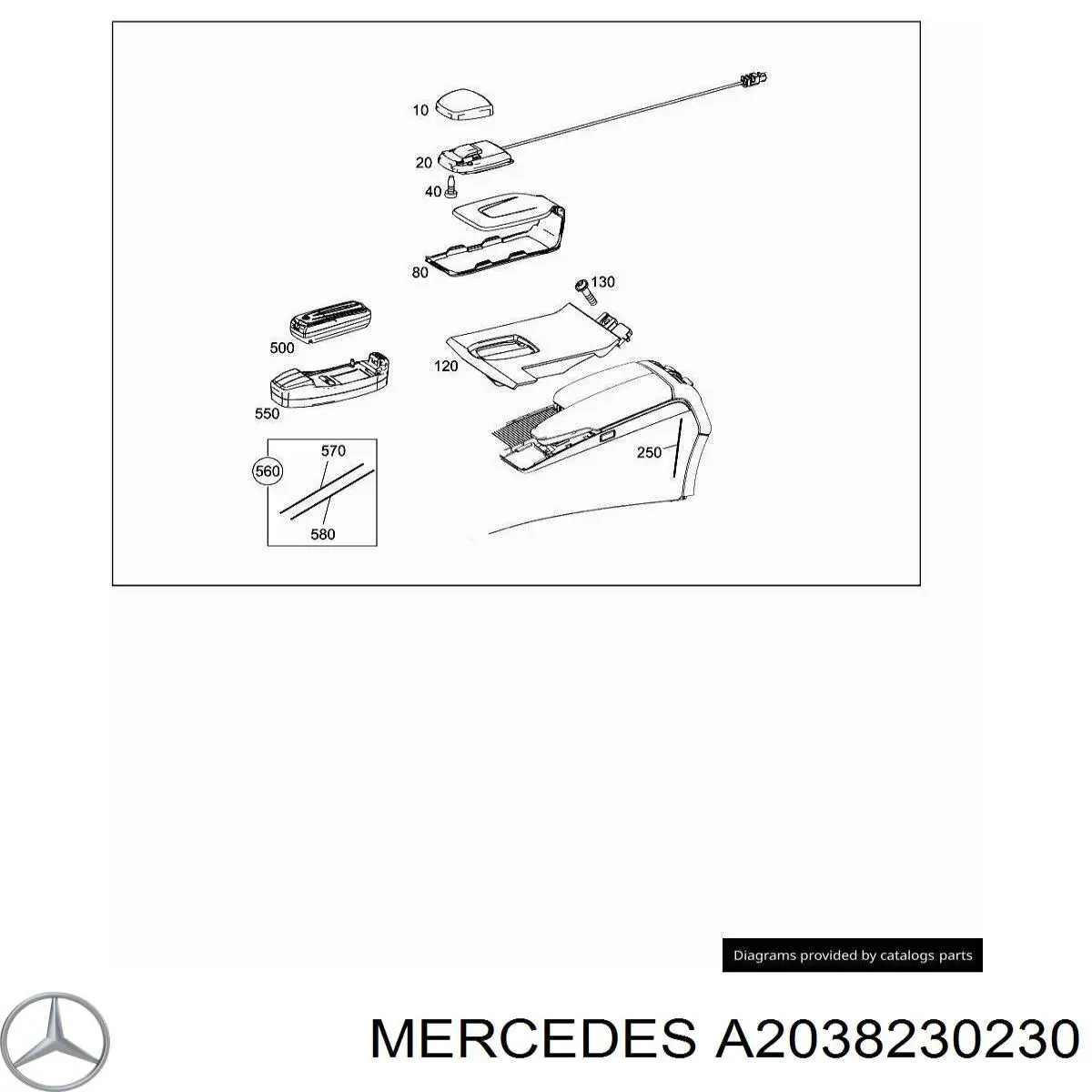  Mercedes 2038230230 цена, от 2.53 USD
