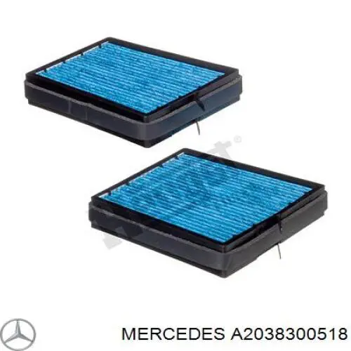 A2038300518 Mercedes фильтр салона