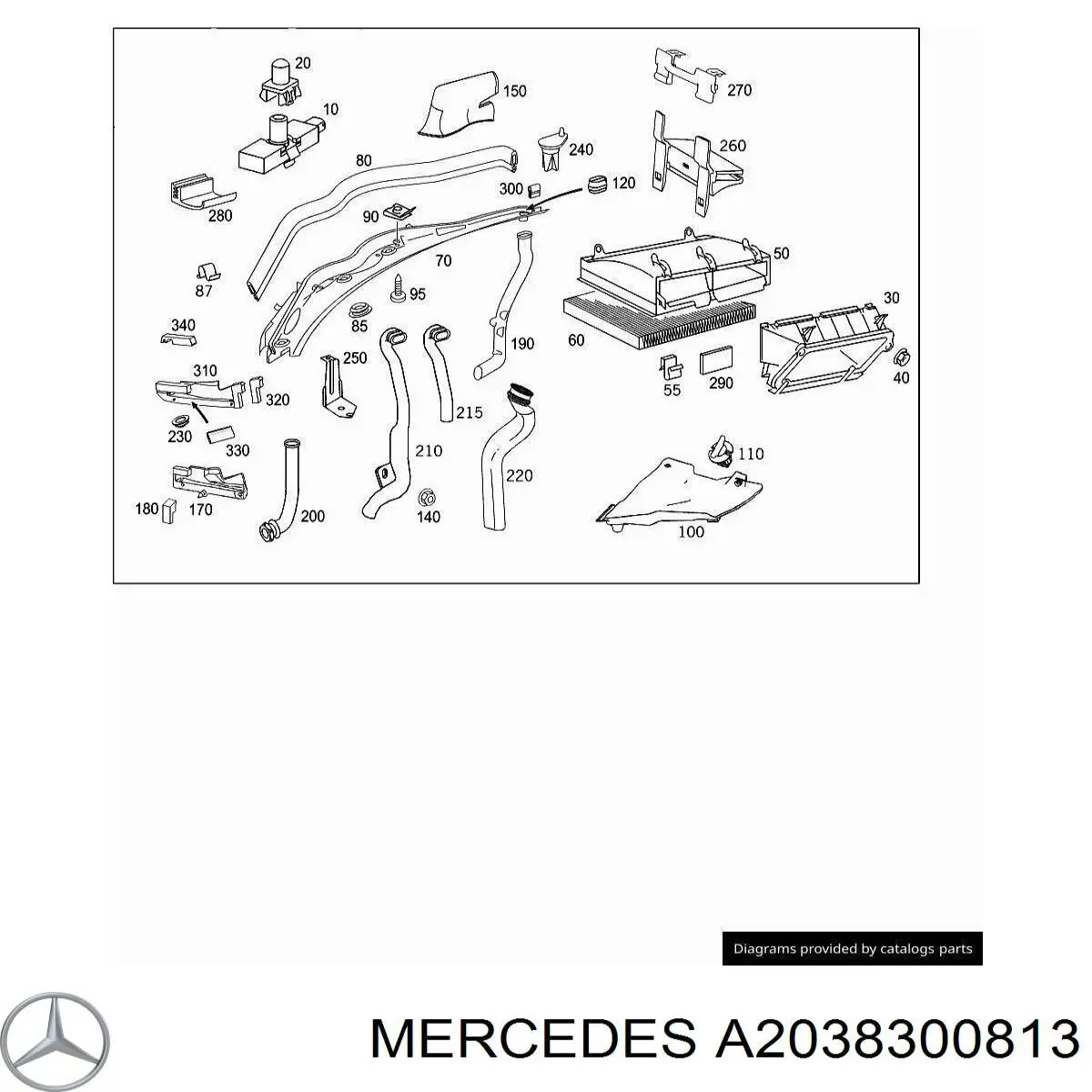  A2038300813 Mercedes