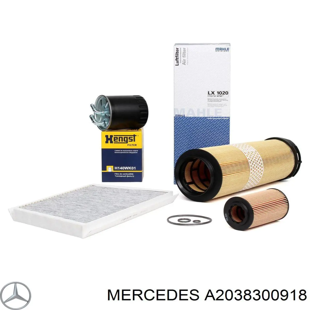 Фильтр салона A2038300918 Mercedes