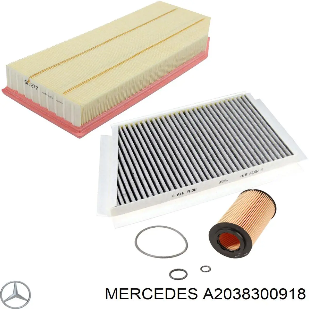 Воздушный фильтр салона Mercedes A2038300918