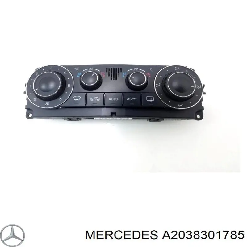  Unidade de controlo dos modos de aquecimento/condicionamento Mercedes C coupé (CL203) (2001 - 2007) 