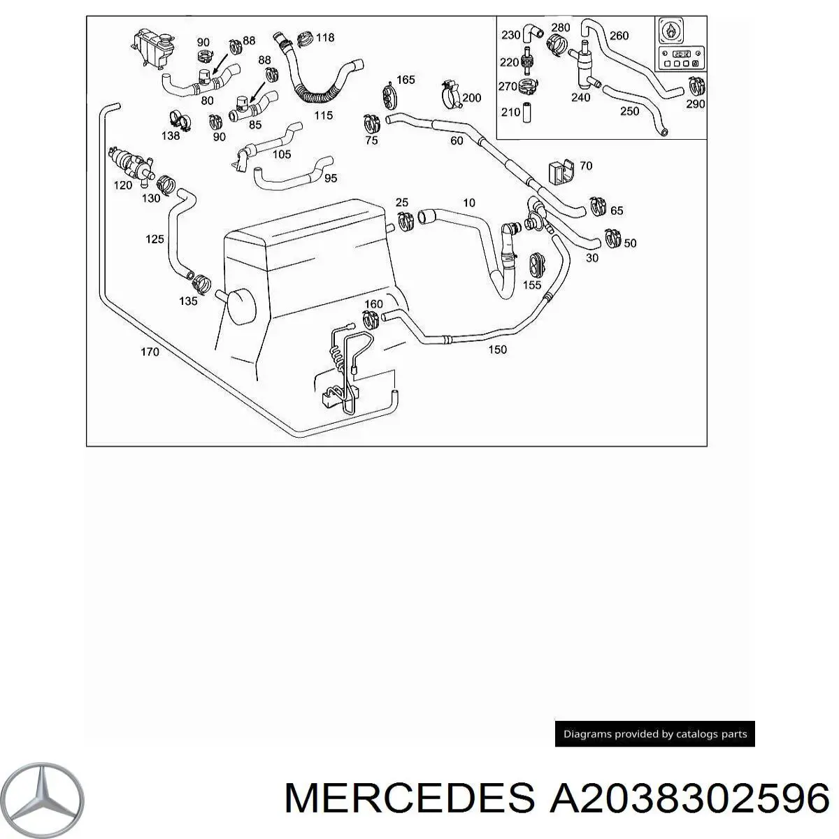  A2038302596 Mercedes