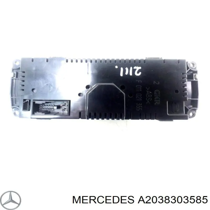 Блок управления кондиционером A2038304085 Mercedes