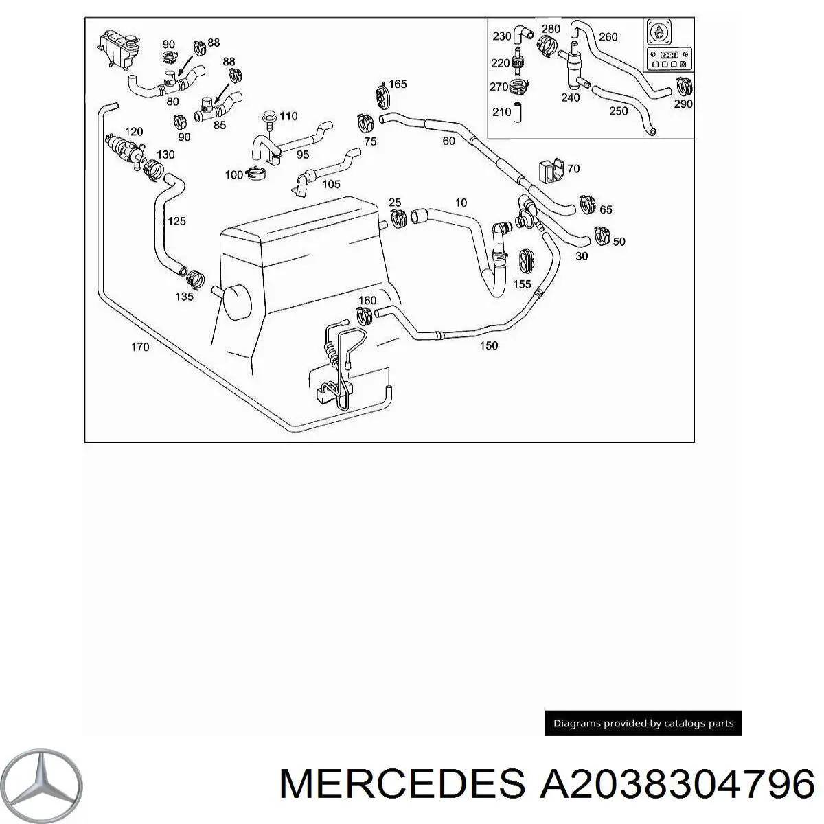  A2038304796 Mercedes