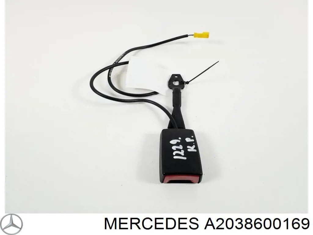 A2038600169 Mercedes Рычаг фиксации ремня безопасности, правый