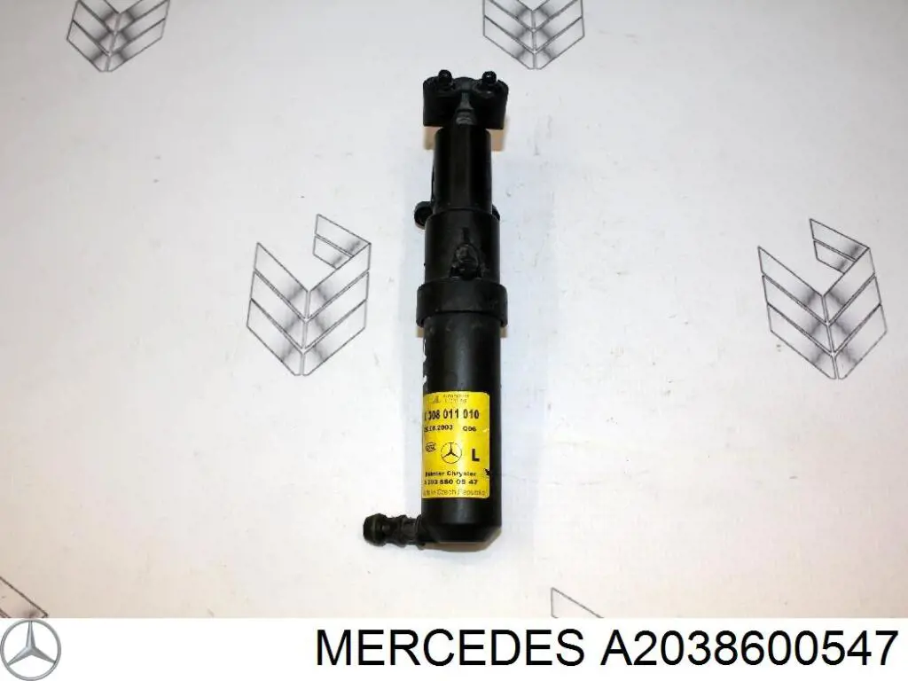 A2038600547 Mercedes форсунка омывателя фары передней левой