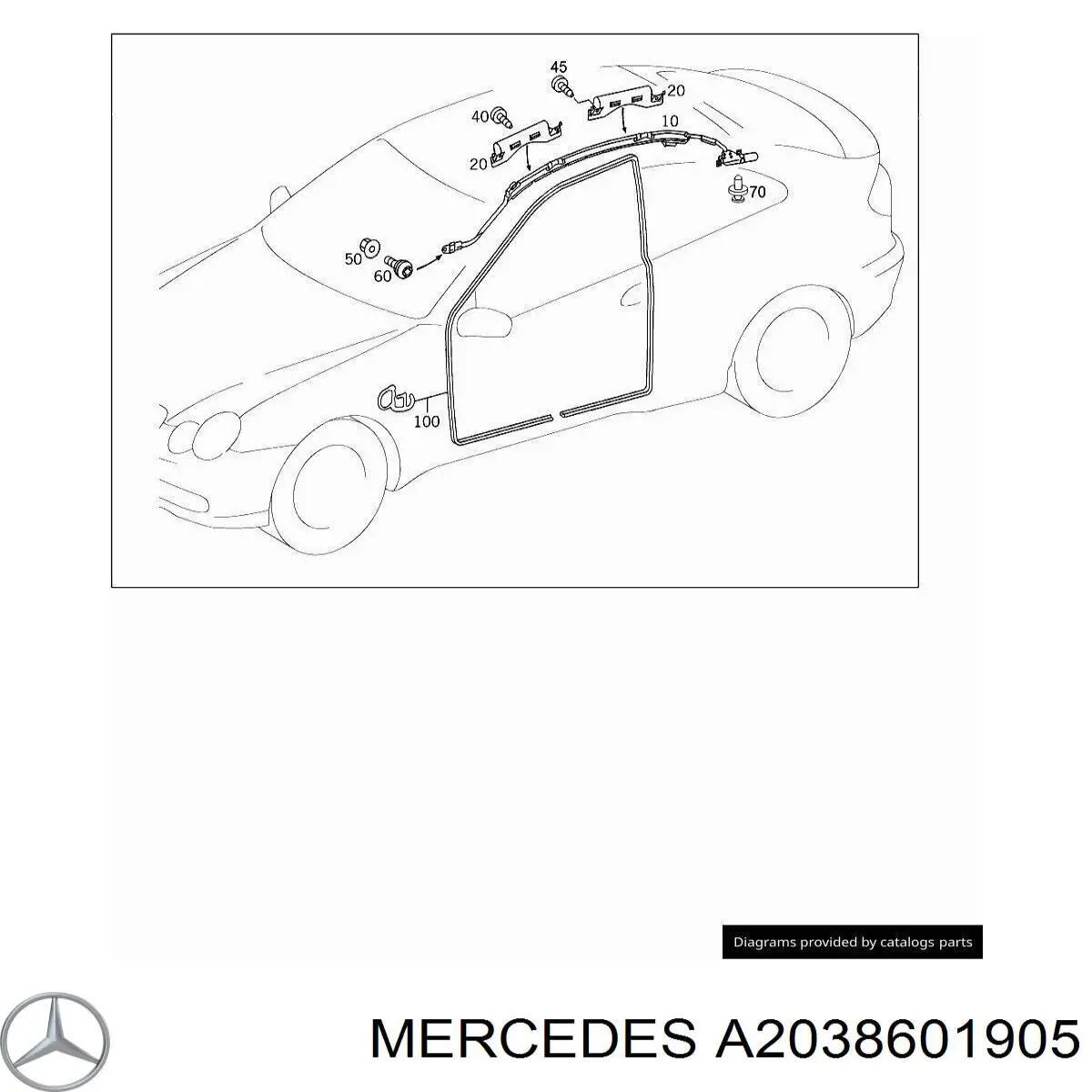 A2038601905 Mercedes 