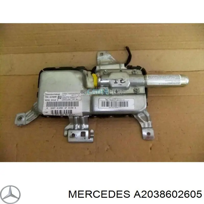 Подушка безопасности (AIRBAG) двери передней правой на Mercedes C (W203)