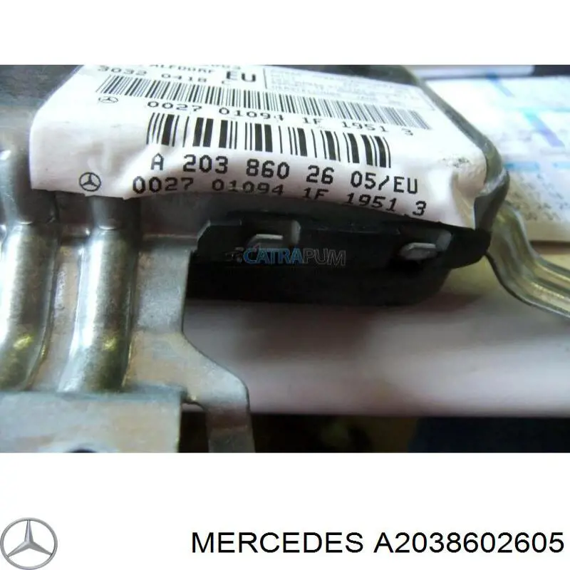 Подушка безопасности, передней, правой двери Айрбег Mercedes A2038602605 цена, от 7.39 USD