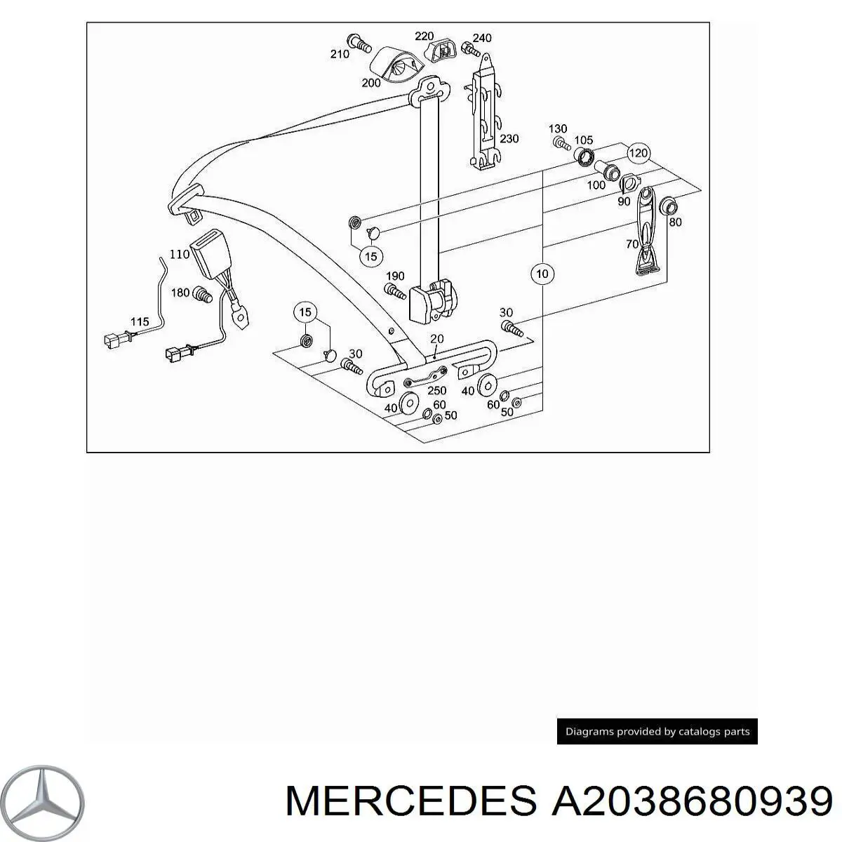 A2038680939 Mercedes 