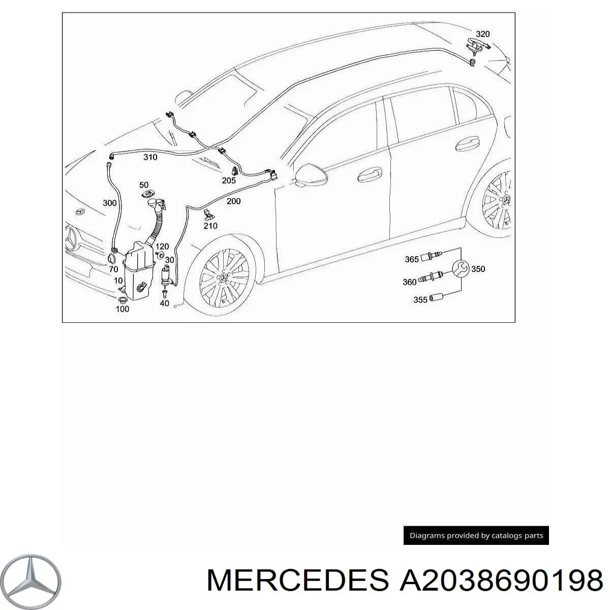  Mercedes A2038690198 цена, от 1.98 USD