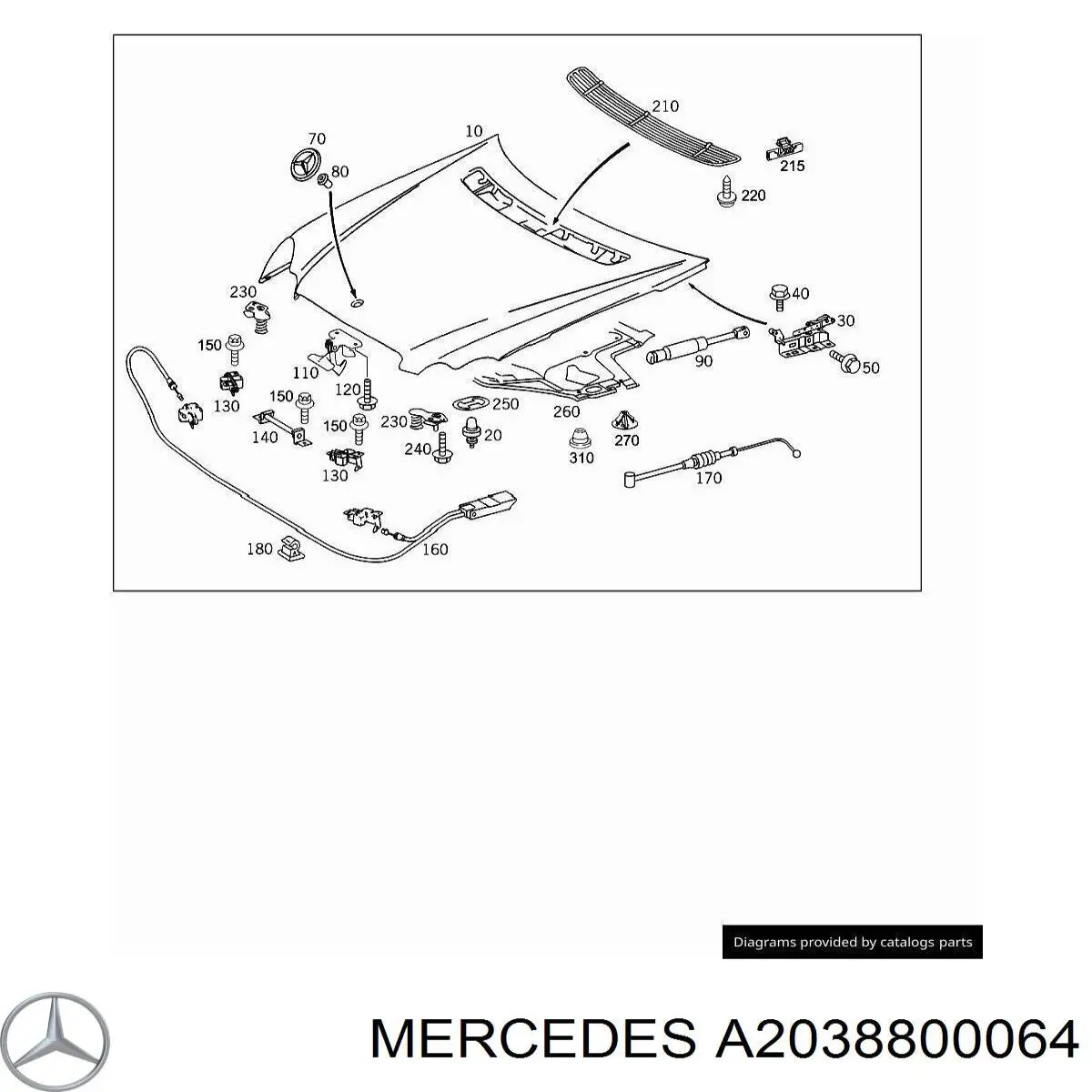 A2038800064 Mercedes 