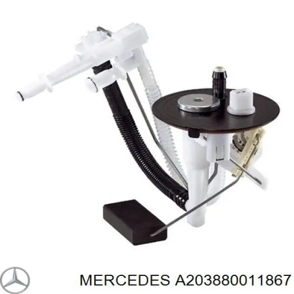 A203880011867 Mercedes Переднее левое крыло
