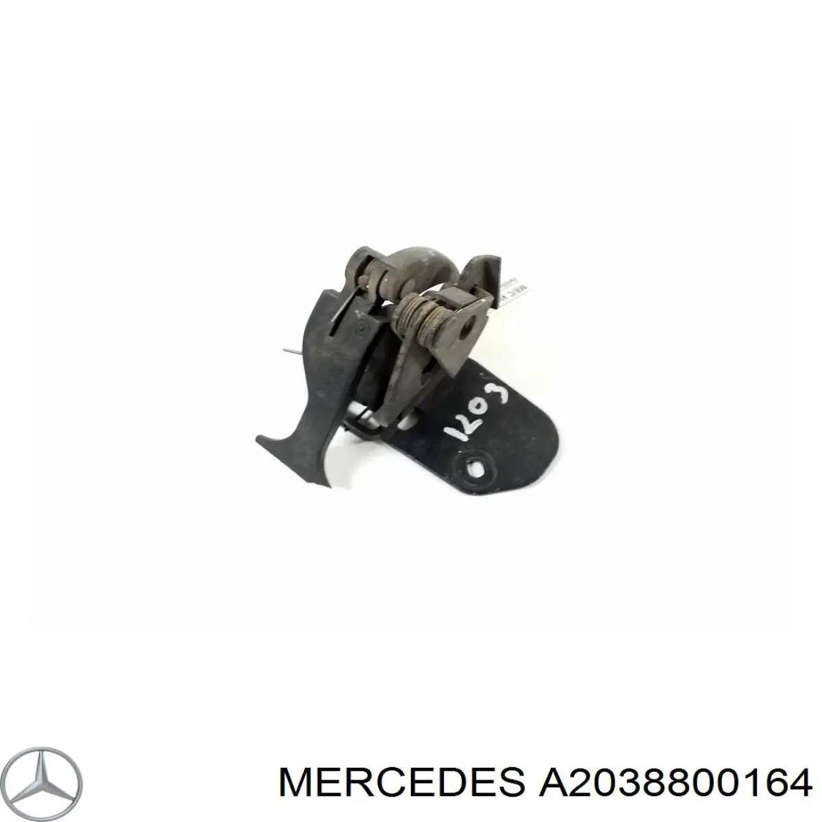 A2038800164 Mercedes стояк-крюк замка капота