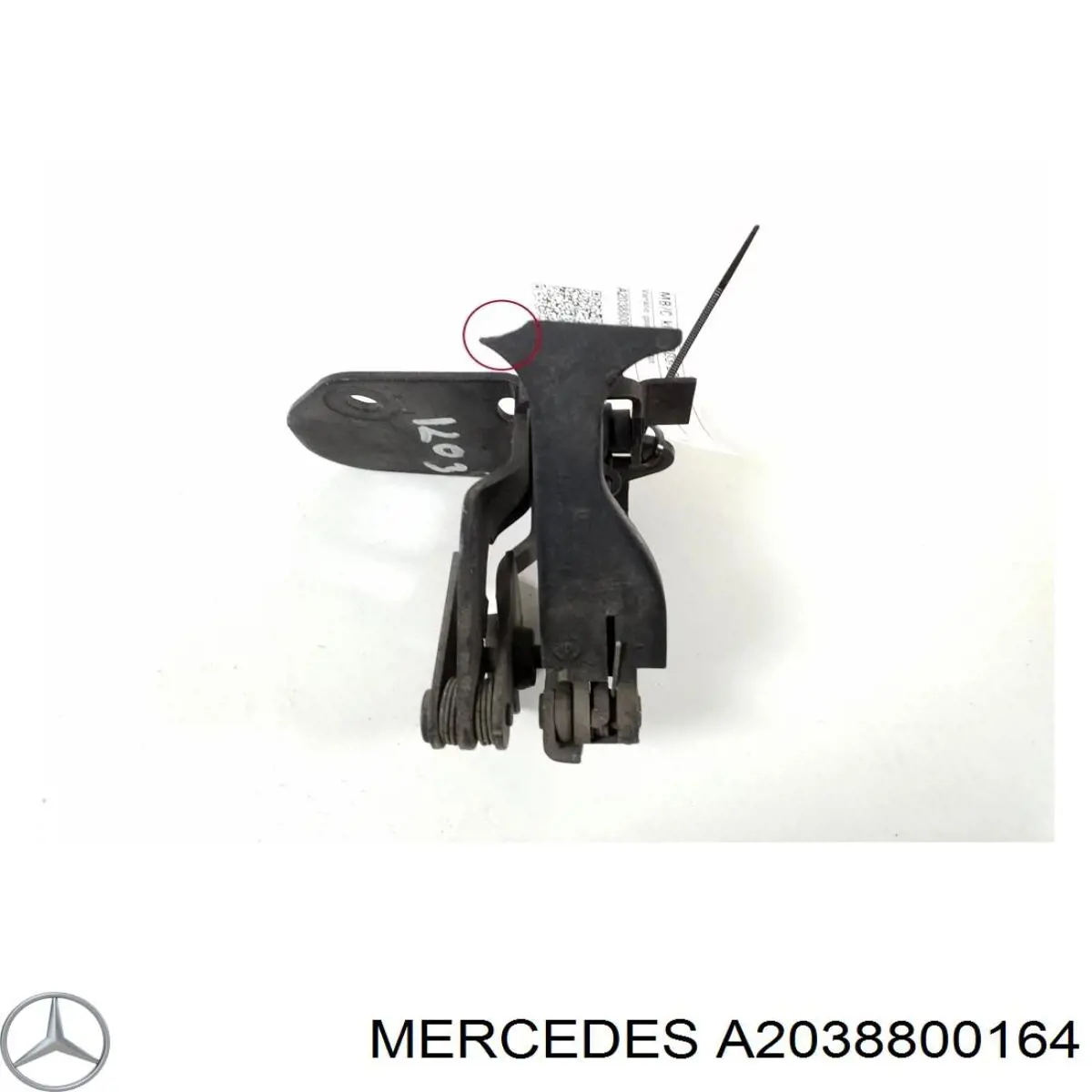 Стояк-крюк замка капота Mercedes A2038800164 цена, от 14.92 USD