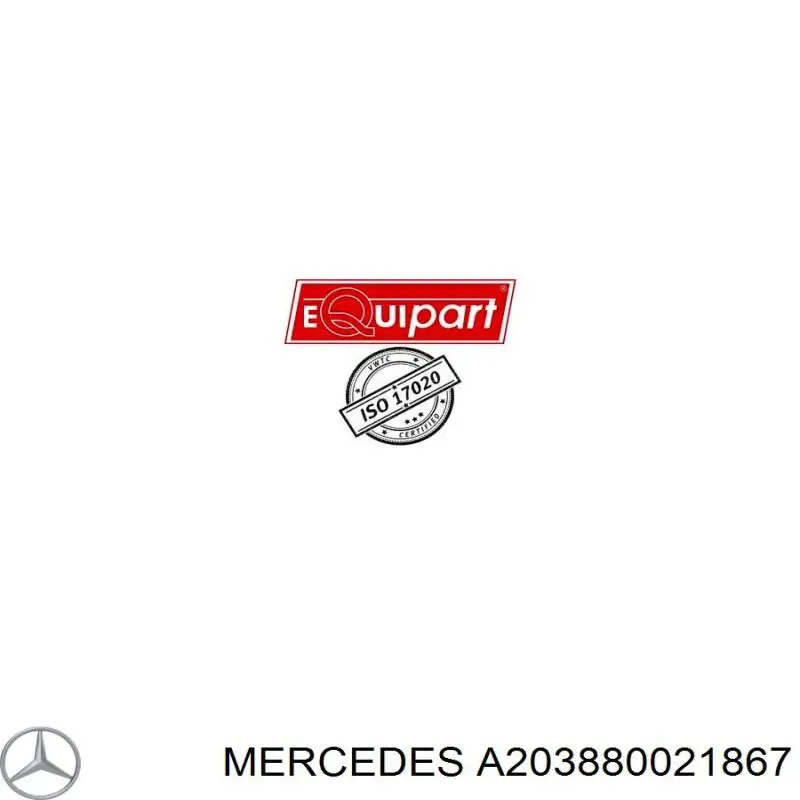 Крыло переднее правое A203880021867 Mercedes