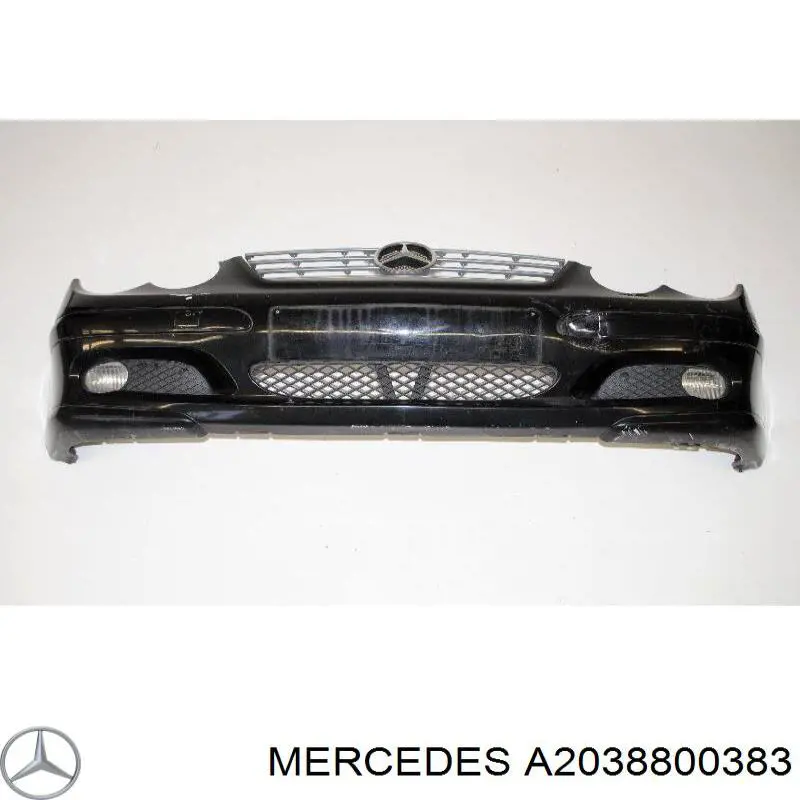 Купить A2038800383 Mercedes Решетка радиатора