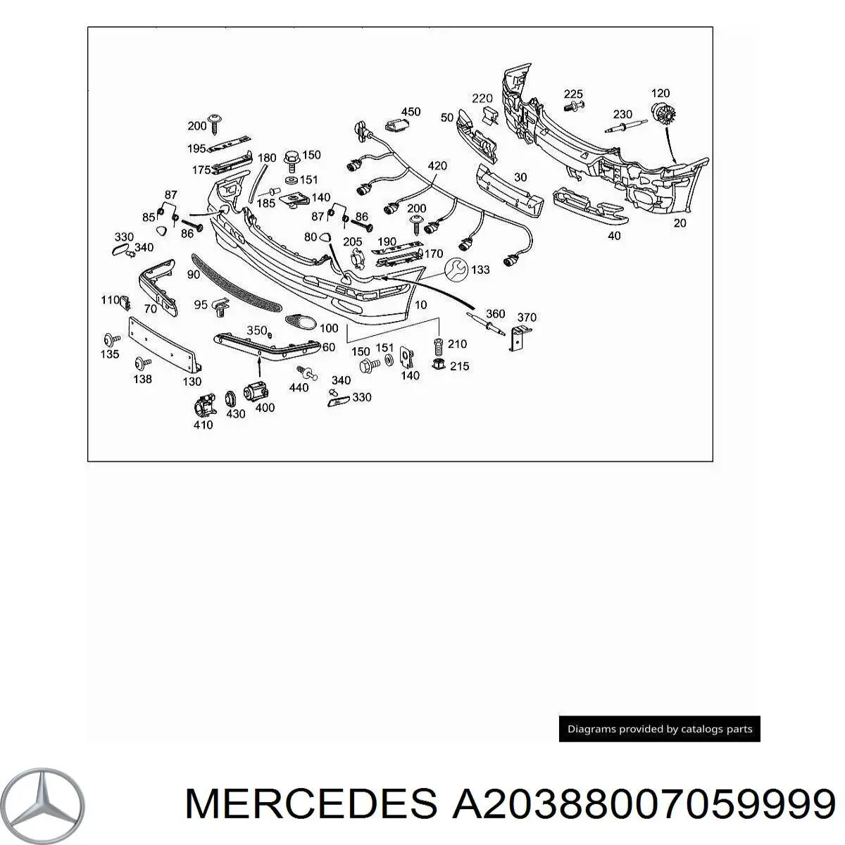 A2038800705 Mercedes placa sobreposta do injetor de fluido para lavador da luz dianteira