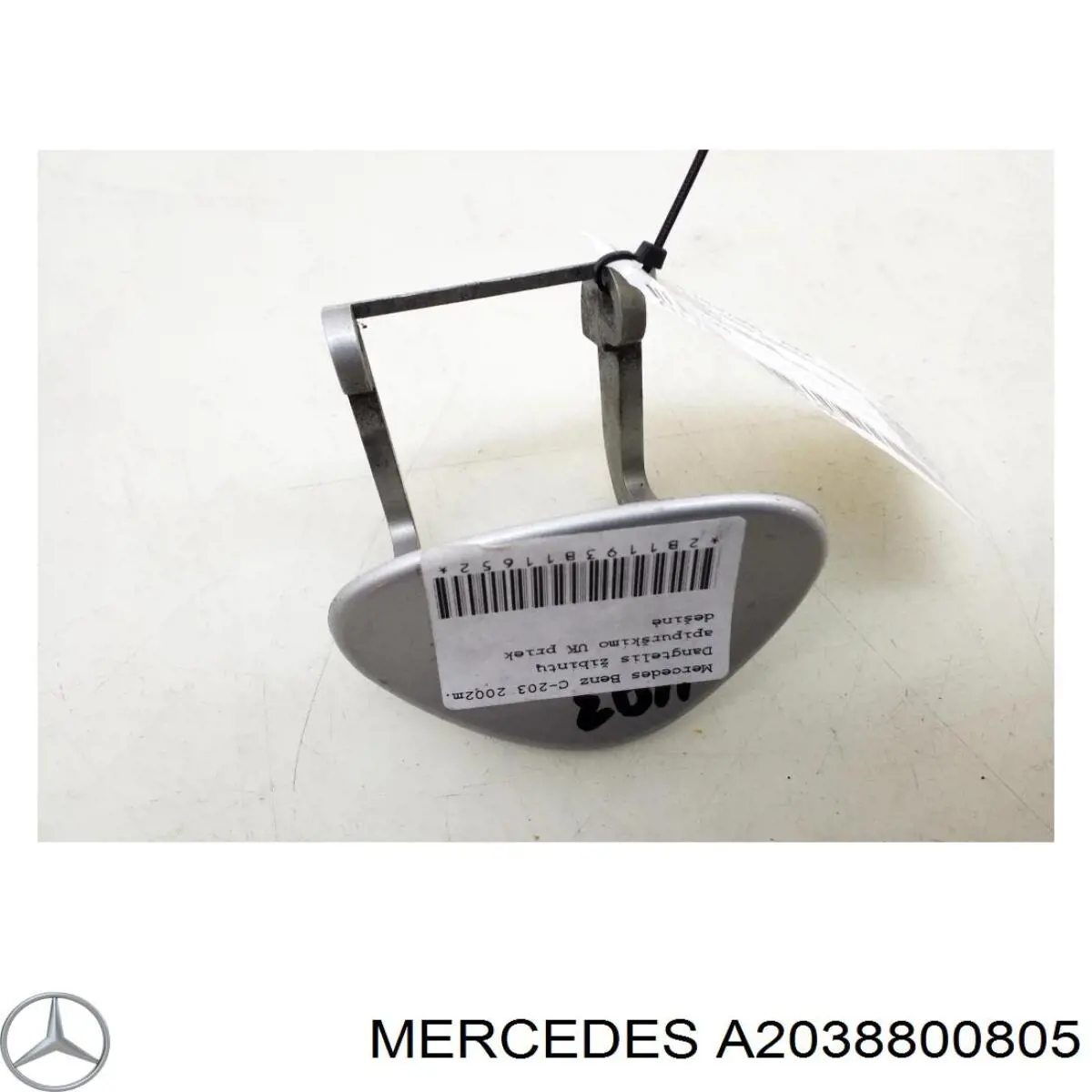 Placa sobreposta do injetor de fluido para lavador da luz dianteira para Mercedes C (S203)