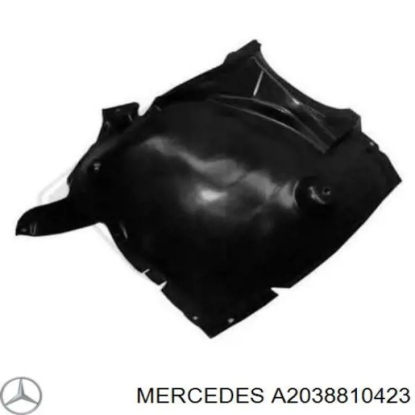 Подкрылок крыла переднего правый передний A2038810423 Mercedes