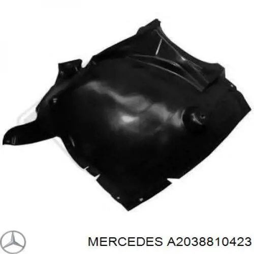 Подкрылок крыла переднего правый передний Mercedes A2038810423 цена, от 20.01 USD