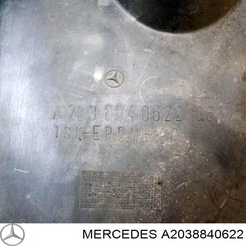 Подкрылок крыла переднего правый передний Mercedes A2038840622 цена, от 12.67 USD