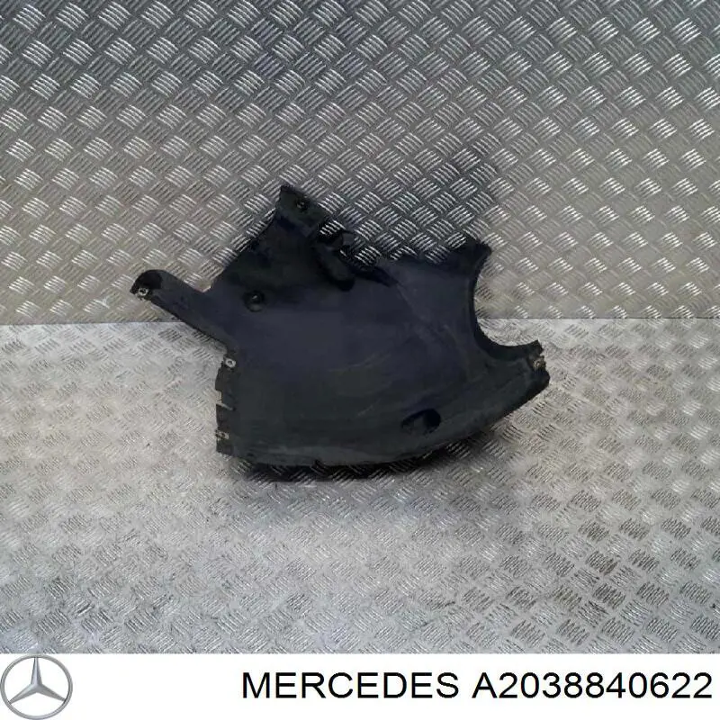 A2038840622 Mercedes Подкрылок переднего крыла, правый передний