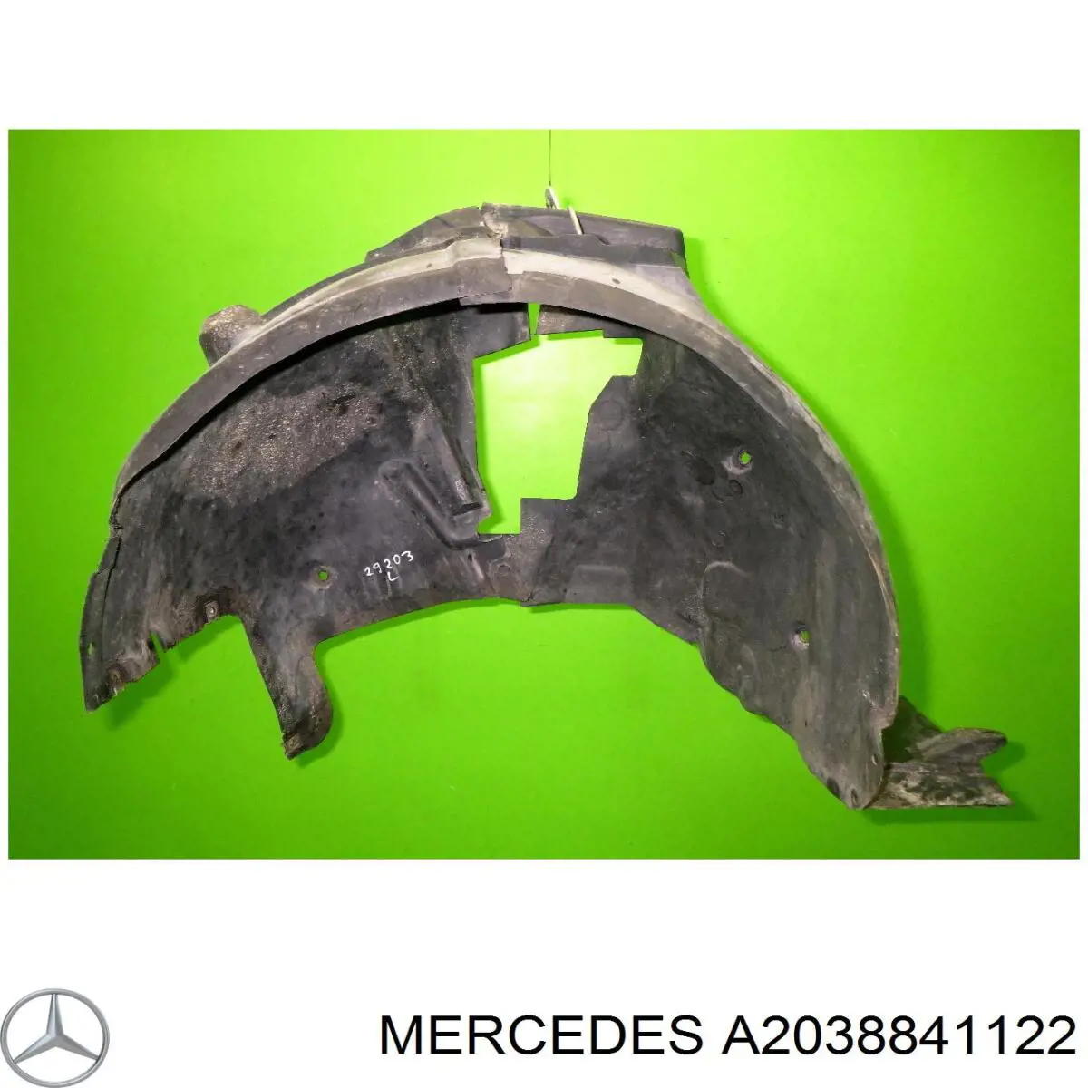 Подкрылок крыла переднего левый задний Mercedes A2038841122 цена, от 10.32 USD