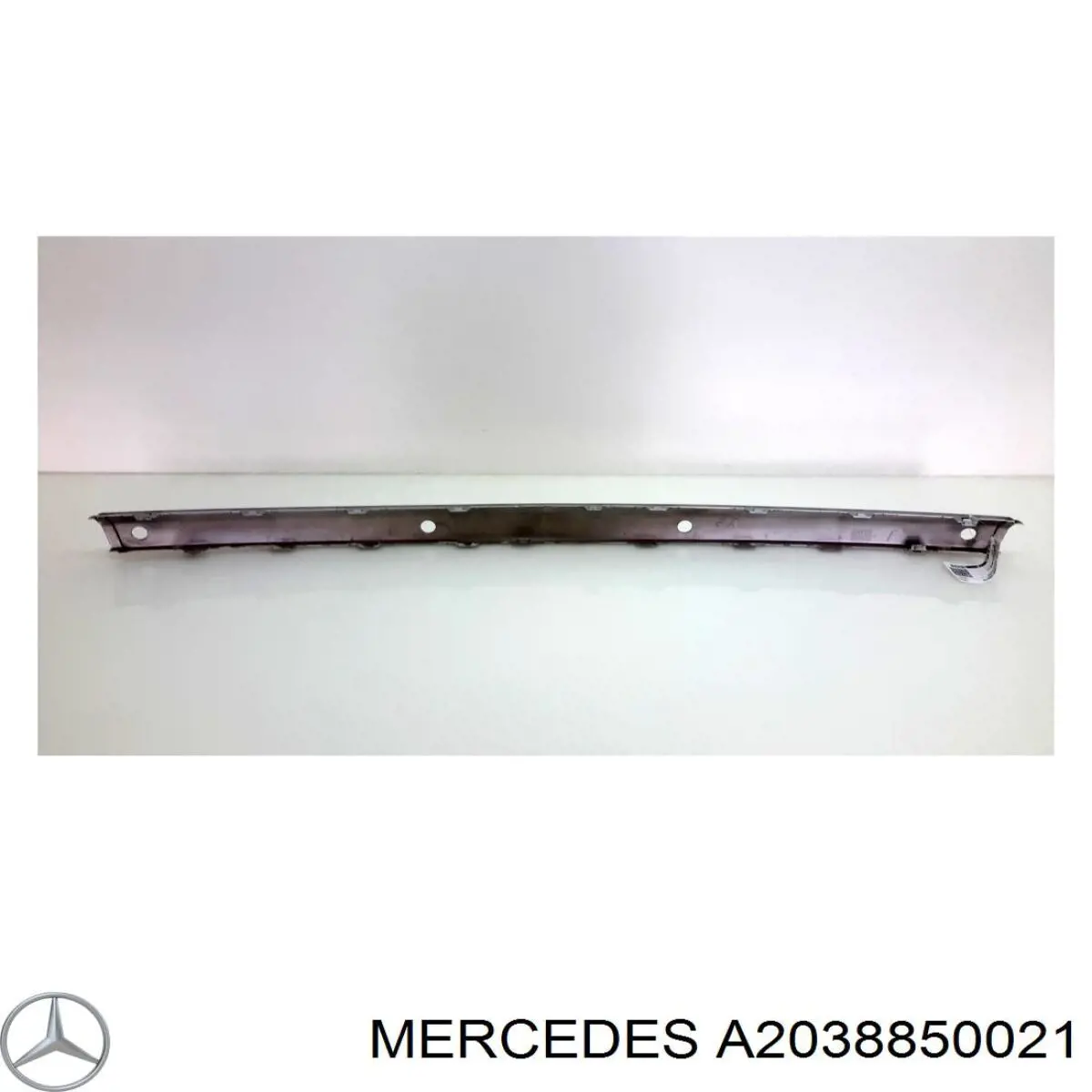 Купить A20388500219999 Mercedes Молдинг бампера заднего центральный