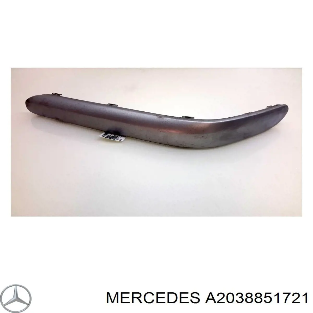 A2038851721 Mercedes молдинг бампера переднего левый
