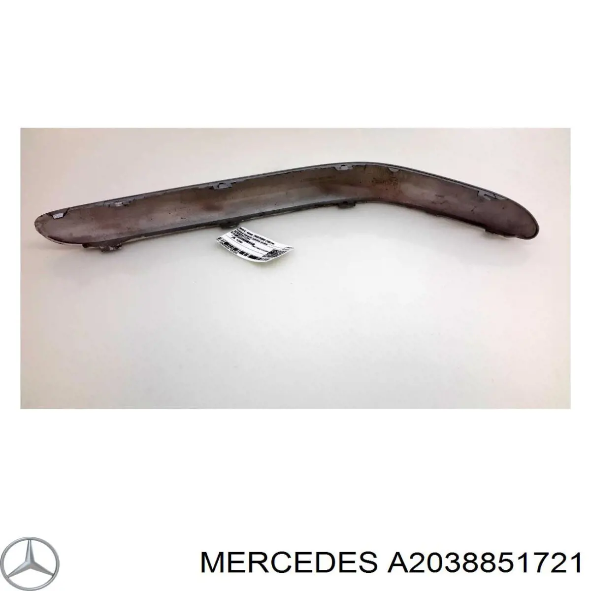 A20388517219775 Mercedes Молдинг переднего бампера, левый