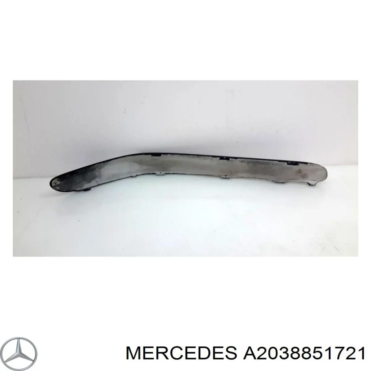 Молдинг бампера переднего левый A20388517219999 Mercedes