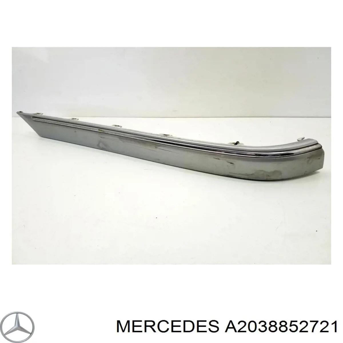 Накладка бампера заднего левая Mercedes A2038852721 цена, от 25.34 USD