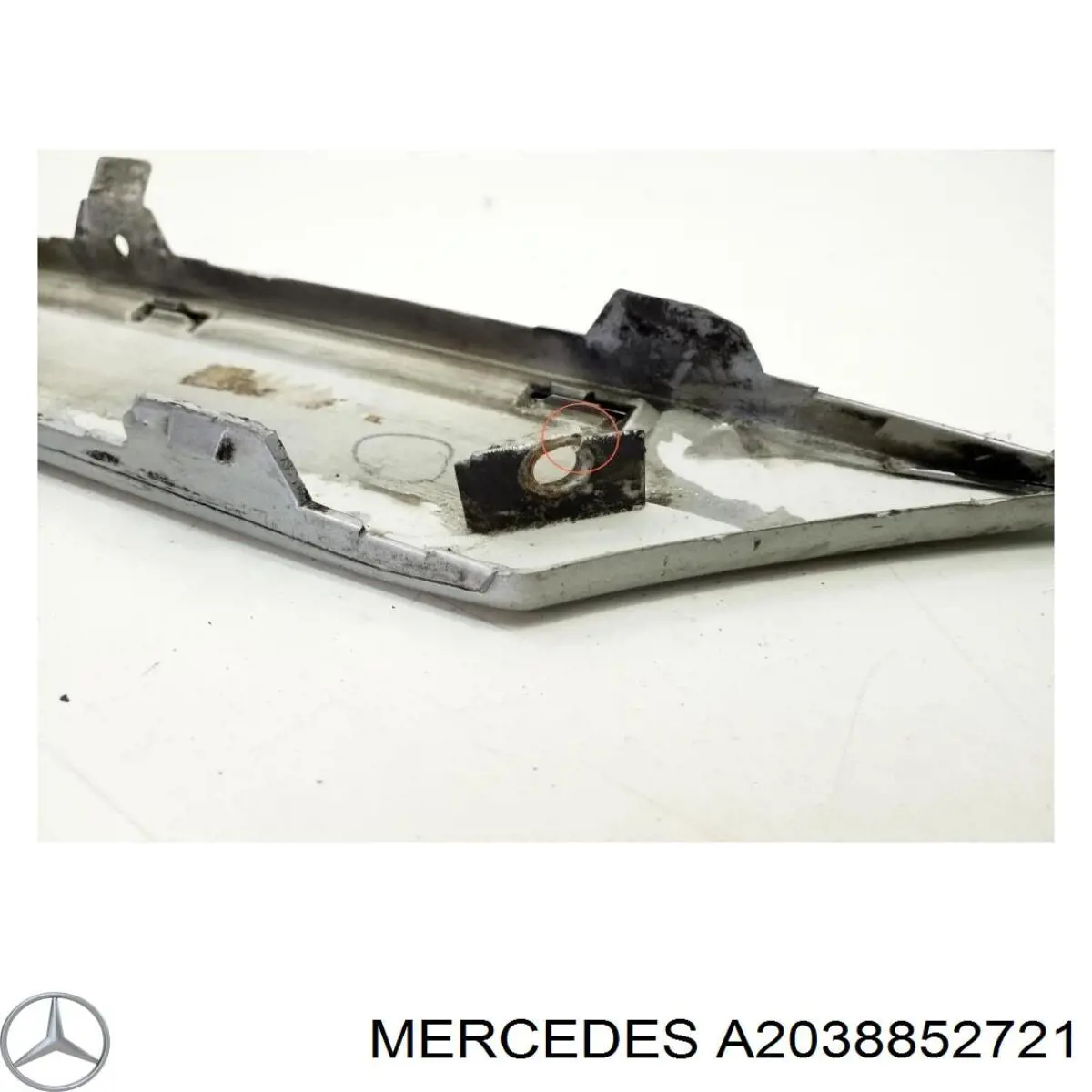 Накладка бампера заднего левая Mercedes A20388527215359 цена, от 25.61 USD