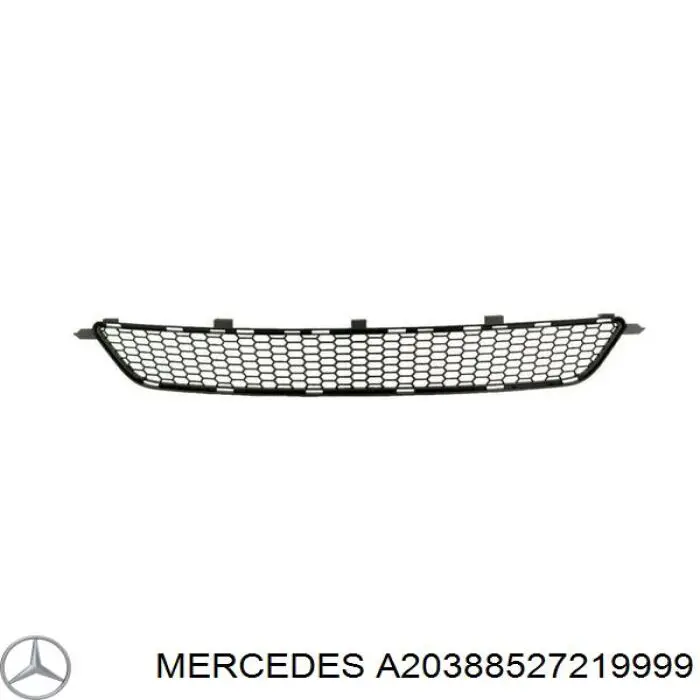 Накладка бампера заднего, левая Mercedes A20388527215359