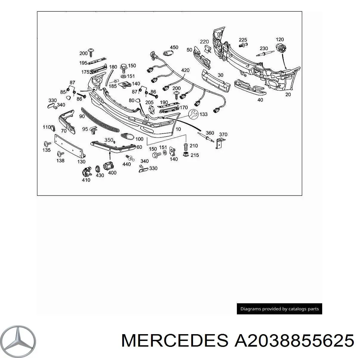  A2038855625 Mercedes