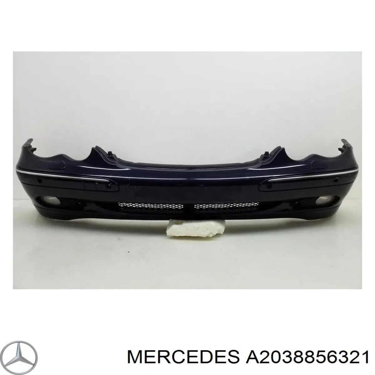 Молдинг бампера переднего левый A2038856321 Mercedes