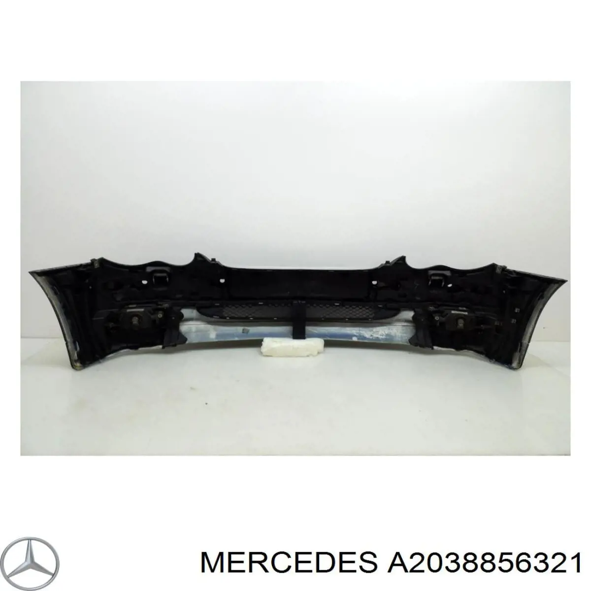 A2038856321 Mercedes Молдинг переднего бампера, левый