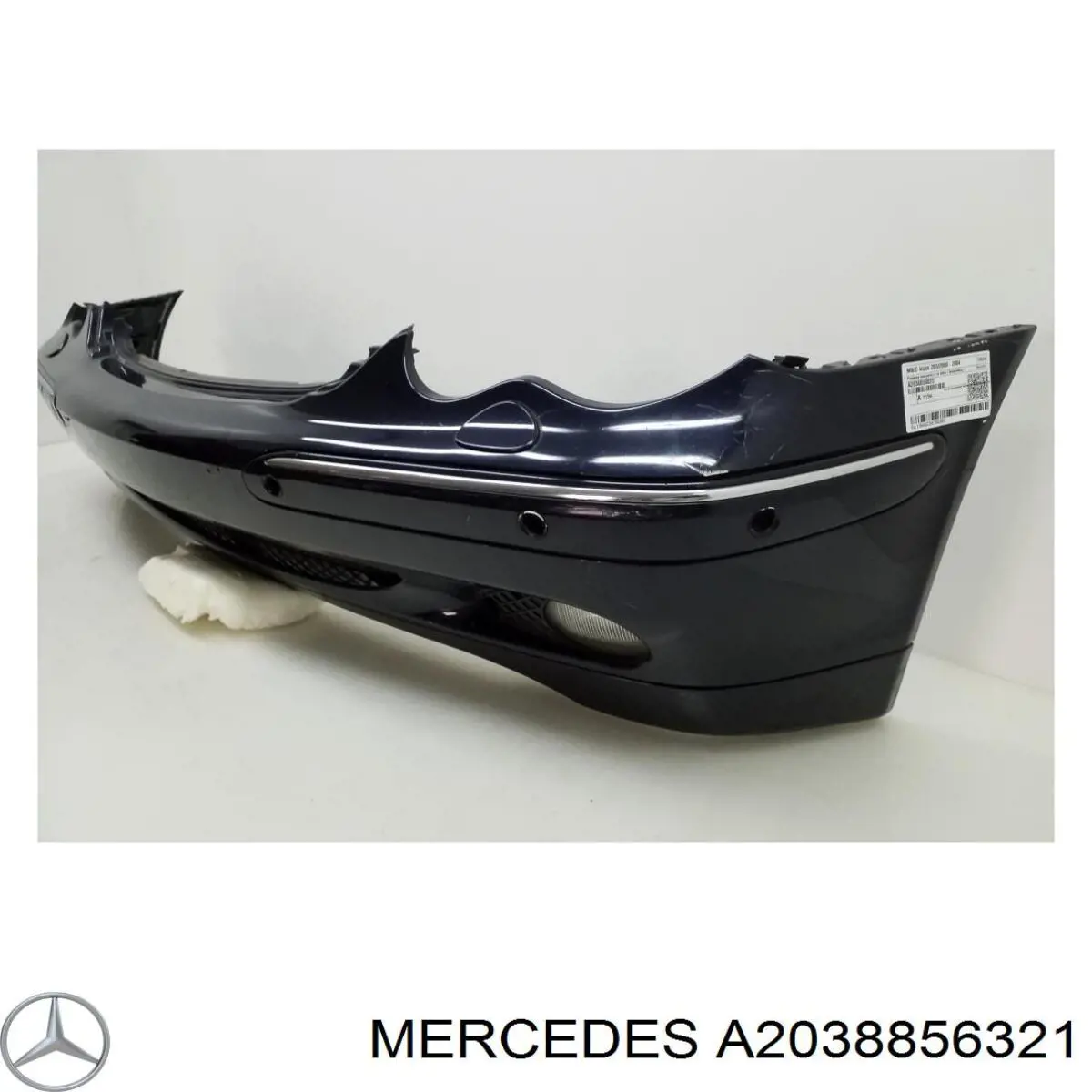 Молдинг бампера переднего левый Mercedes A2038856321 цена, от 14.97 USD