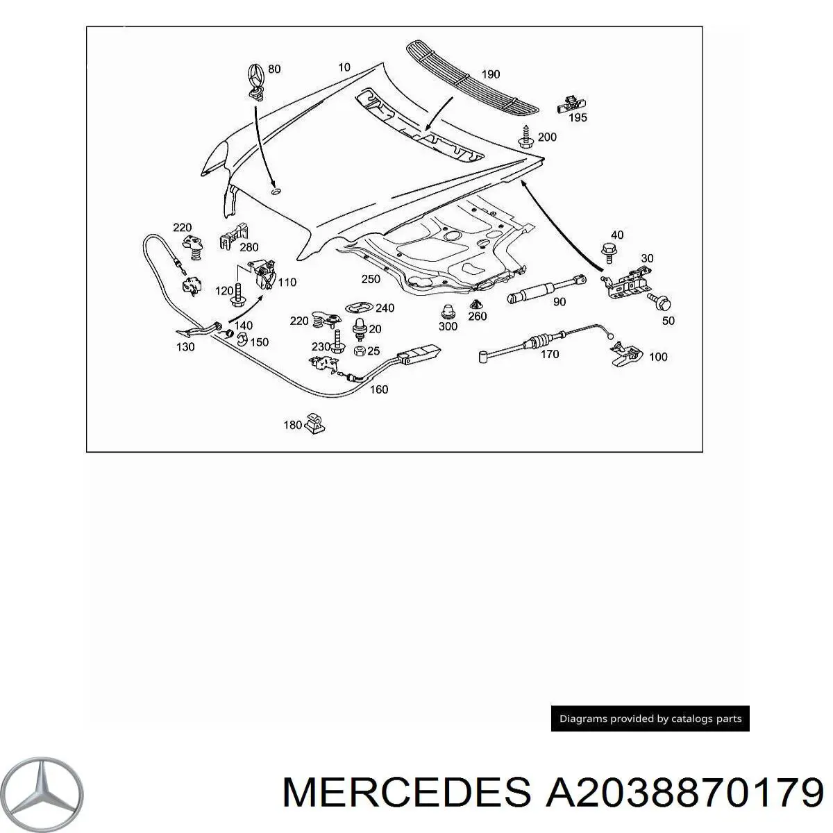 A2038870179 Mercedes 