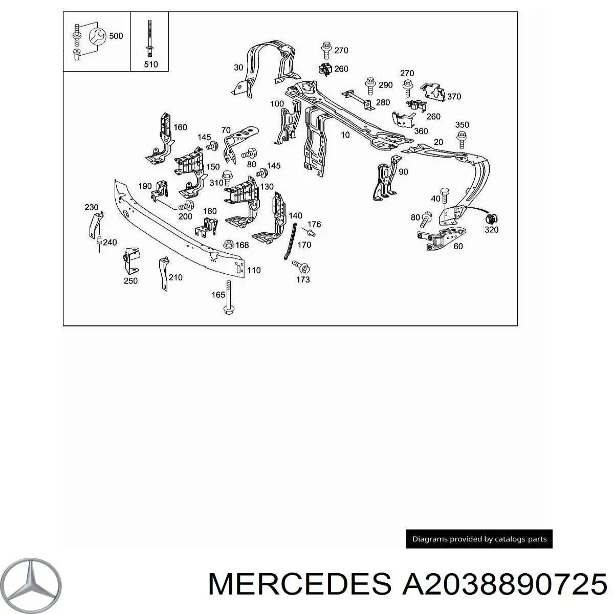 A2038890725 Mercedes 