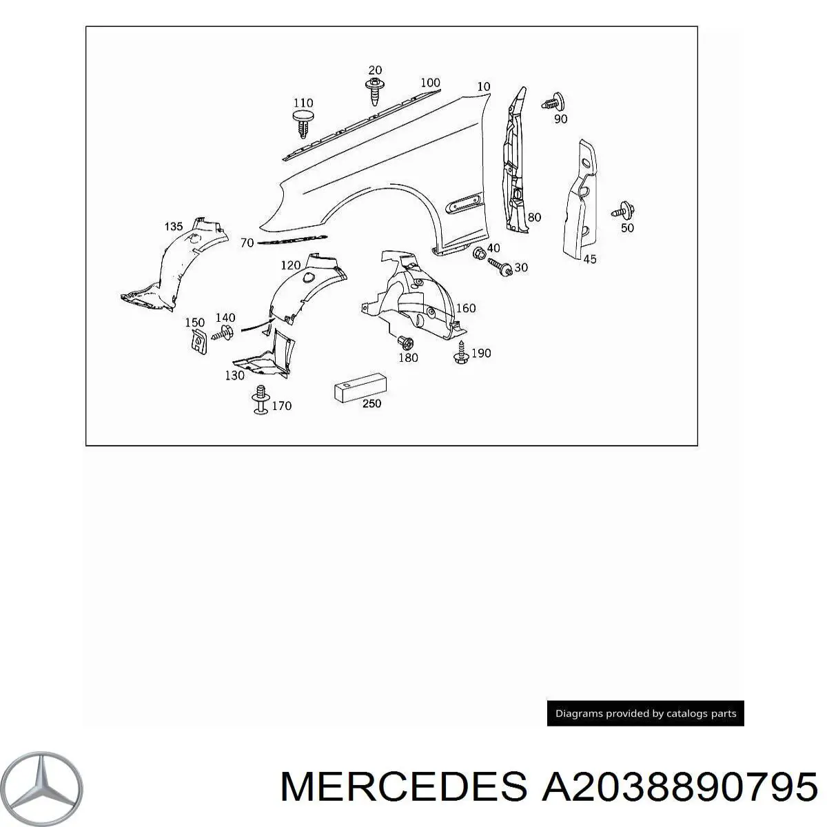 A2038890795 Mercedes 