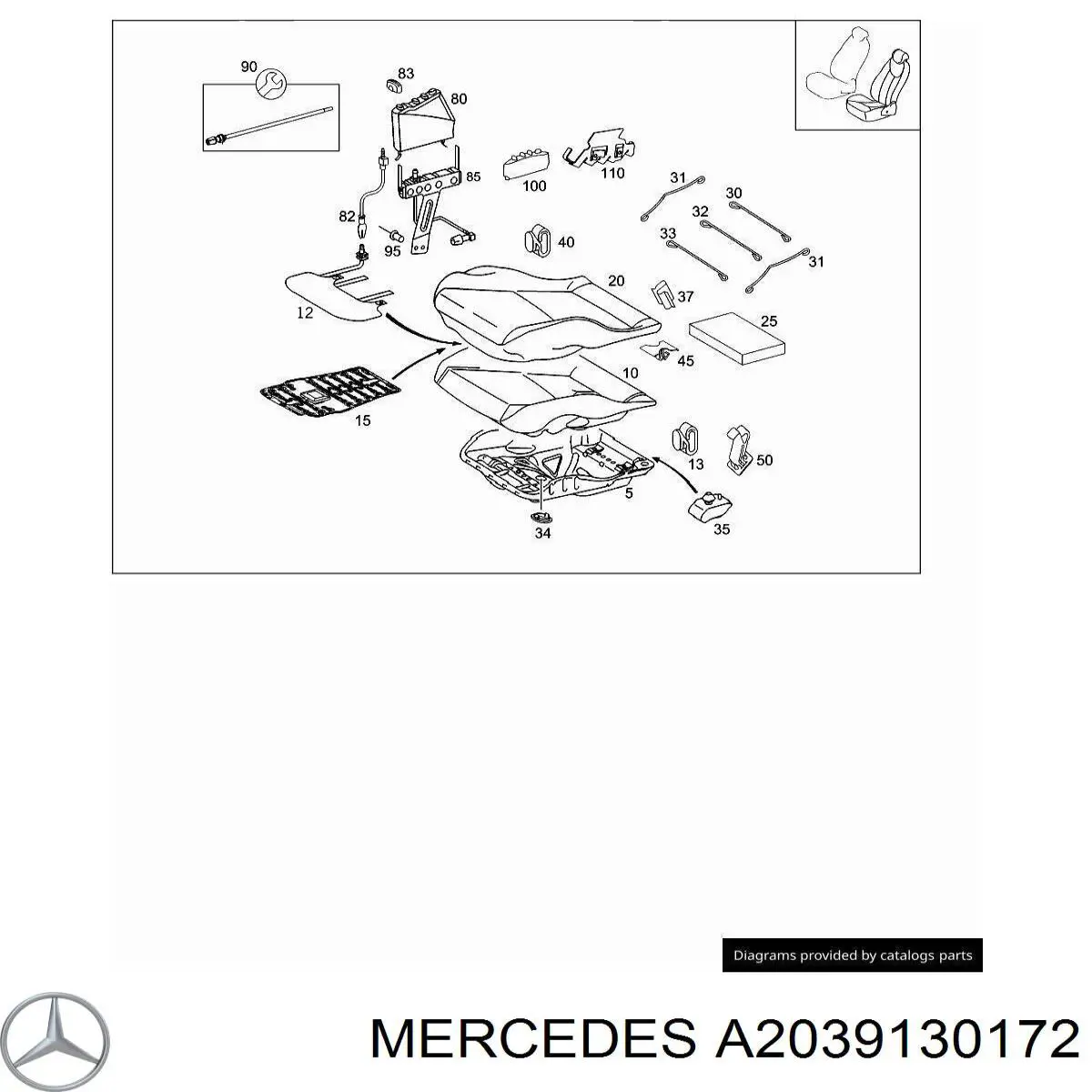 2039130172 Mercedes 